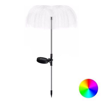 Aigostar - Lâmpada decorativa solar LED RGB LED/0,03W/1,2V 300 mAh 70cm IP44