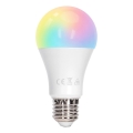 Aigostar - Lâmpada LED RGBW dimerizável A60 E27/10W/230V 3000K + comando remoto