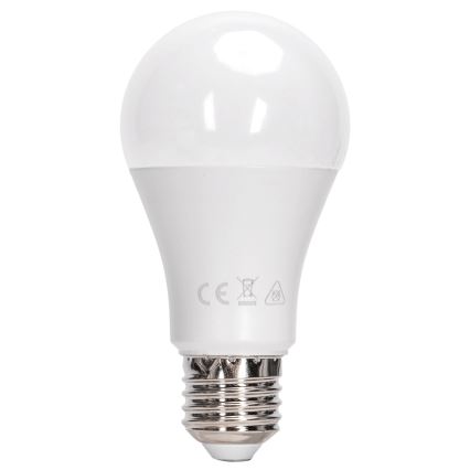 Aigostar - Lâmpada LED RGBW dimerizável E27/12W/230V 3000K + controlo remoto