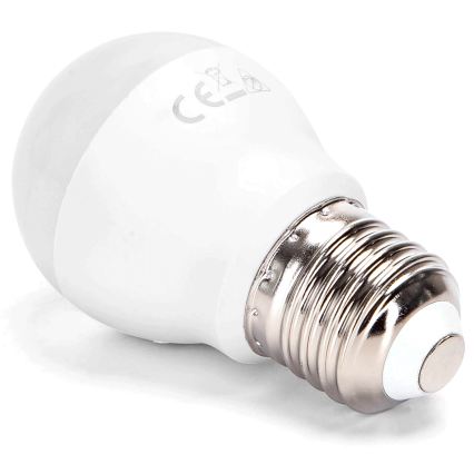 Aigostar - Lâmpada LED RGBW regulável G45 E27/6W/230V 3000K + controlo remoto