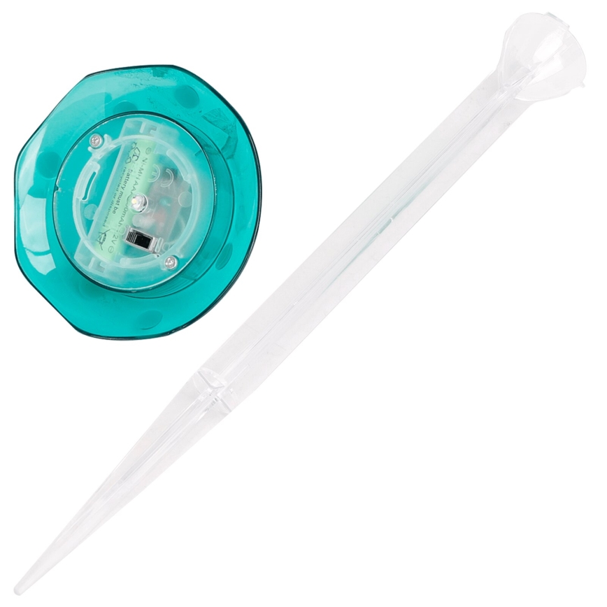 Aigostar - Luminária Solar LED LED/0,006W/1,2V 100 mAh 2700K IP44 verde