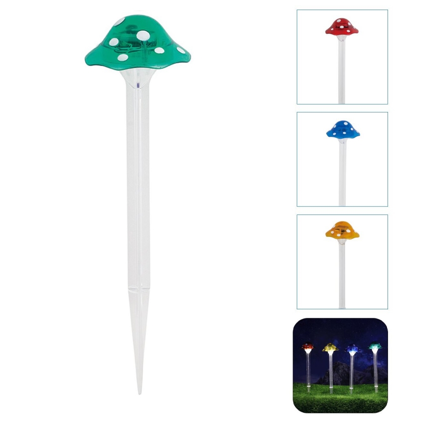 Aigostar - Luminária Solar LED LED/0,006W/1,2V 100 mAh 2700K IP44 verde