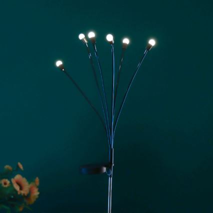 Aigostar - Lâmpada decorativa solar LED LED/0,04W/1,2V 68,5cm 6500K IP44 300 mAh