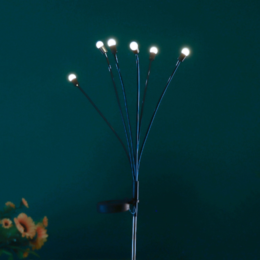 Aigostar - Lâmpada decorativa solar LED LED/0,04W/1,2V 68,5cm 6500K IP44 300 mAh