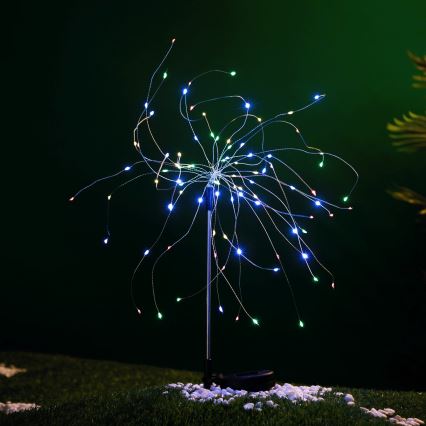 Aigostar - Luminária Solar LED RGB LED/0,03W/1,2V IP44 300 mAh