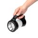 Aigostar - Lanterna de campismo LED regulável 3em1 LED/3xAA preto