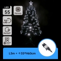 Aigostar - LED Árvore de Natal para exterior LED/3,6W/230V 60 cm IP44 branco frio