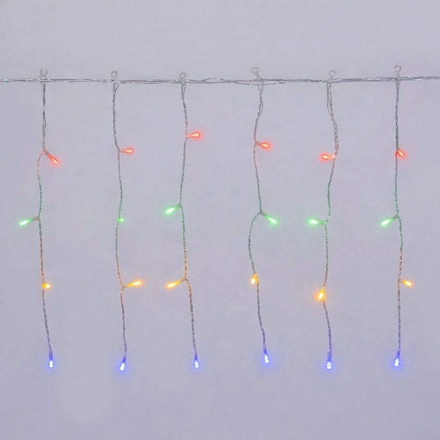 Aigostar - LED Cadeia de luzes de Natal para exterior 100xLED/8 funções 8x0,4m IP44 multicolorido