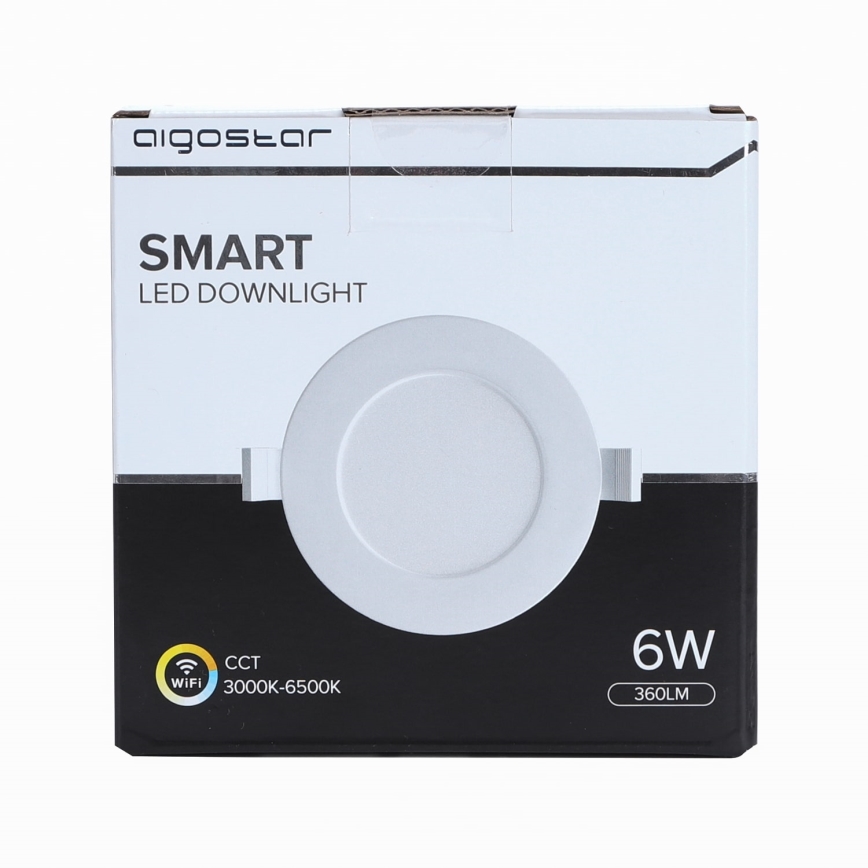 Aigostar - LED com regulação LED/6W/230V d. 11,5 cm Wi-Fi