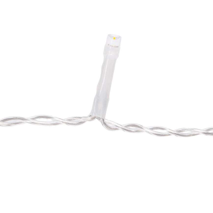 Aigostar-LED Cordão de luzes de Natal para exterior 100xLED/8 funções 3xAA 8x0,4m IP44 multicolorido