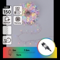 Aigostar - LED Cordão de Luzes de Natal para Exterior 150 LEDs/8 funções 10,3 m IP44 multicolorido