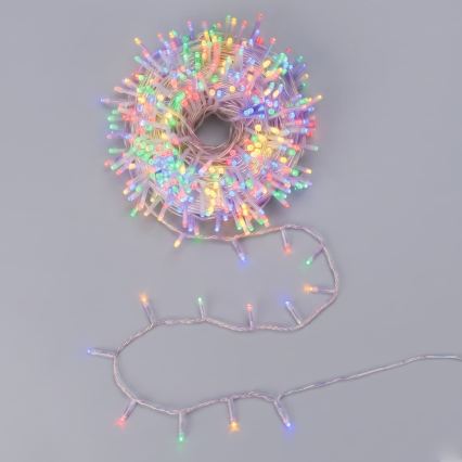 Aigostar - LED Cordão de Luzes de Natal para Exterior 150 LEDs/8 funções 10,3 m IP44 multicolorido