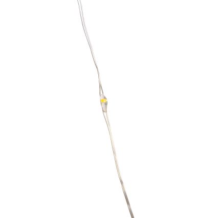 Aigostar -LED Cordão de luzes de Natal para exterior 150xLED/8 funções 3xAA 15,3m IP44 branco quente