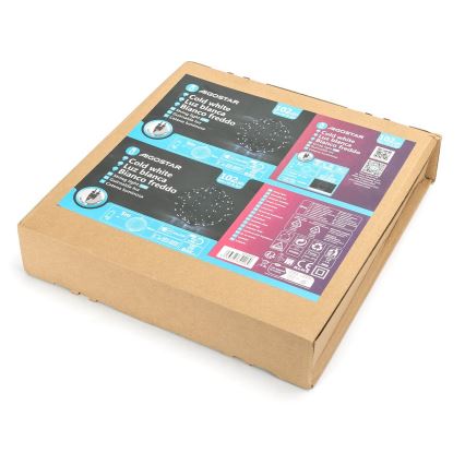 Aigostar - LED decoração de Natal para exterior 3,6W/230V bola 30cm IP44 branco frio