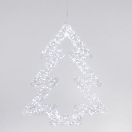 Aigostar - LED Decoração de Natal para exterior 540xLED/6W/230V IP44 branco frio 45cm