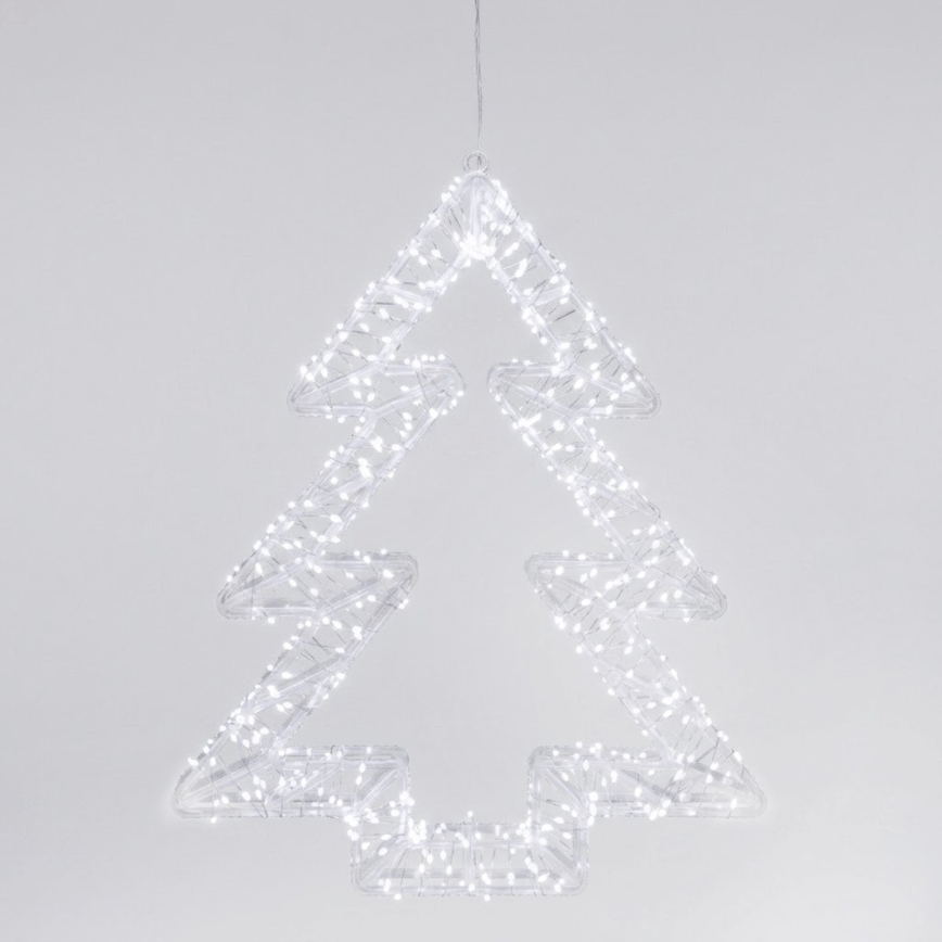 Aigostar - LED Decoração de Natal para exterior 540xLED/6W/230V IP44 branco frio 45cm