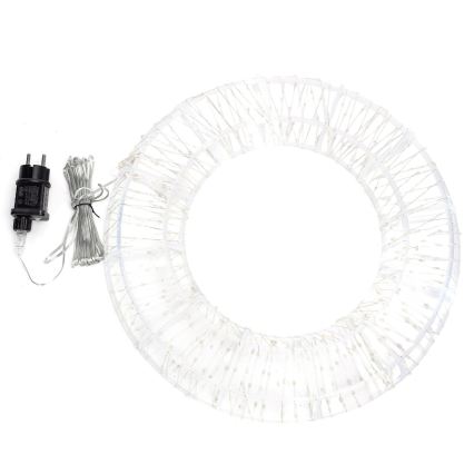Aigostar - LED Decoração de Natal para exterior 540xLED/6W/230V IP44 branco quente círculo de 45 cm