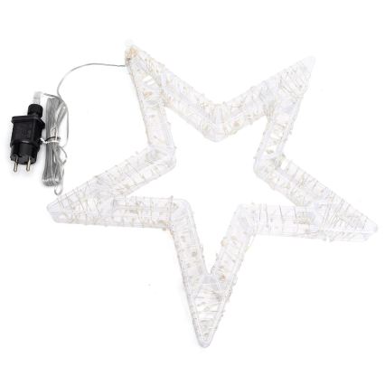 Aigostar - Decoração de Natal LED para exterior 540xLED/6W/230V IP44 branco quente estrela de 45 cm