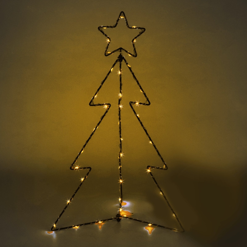 Aigostar - LED Decoração de Natal para exterior 41xLED/3,6W/230V 40 cm IP44 árvore branco quente