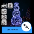 Aigostar-LED Decoração natalícia para exterior LED/3,6W/31/230V 6500K 90cm IP44 boneco de neve