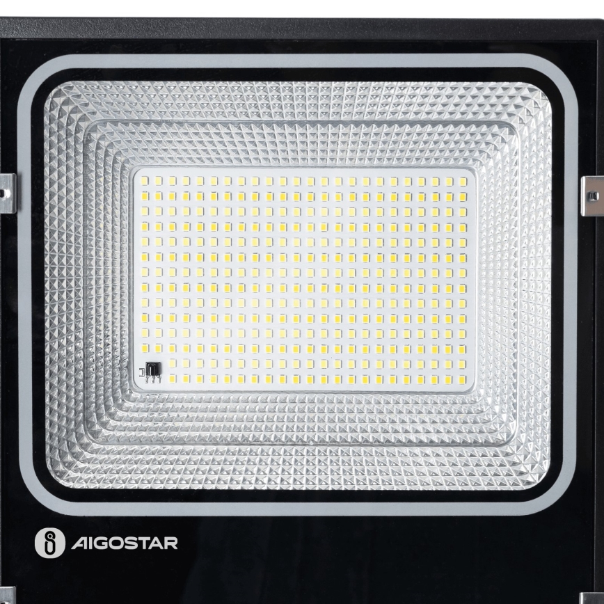 Aigostar - Refletor solar LED regulável/LED/150W/3,2V 3000mAh 3000K/4000K/6500K IP66 + controlo remoto