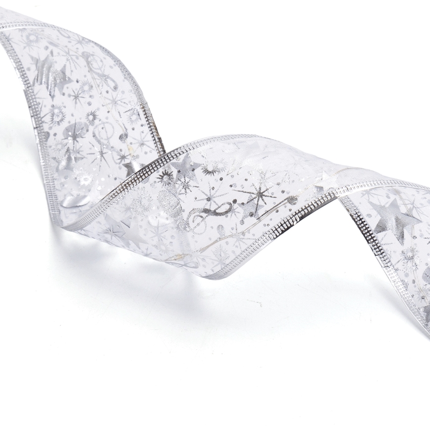 Aigostar - Guirlanda de Natal LED 50 LEDs/3xAA, 5 m, branco quente, prateada