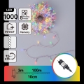 Aigostar - LED Guirlanda de Natal para exterior 1000xLED/8 funções 103m IP44 multicolorido