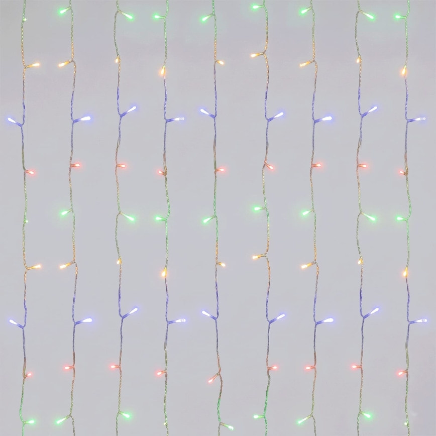 Aigostar - Guirlanda de Natal LED para exterior 120xLED/8 funções 3xAA 3,9x1,2m IP44 multicolorido