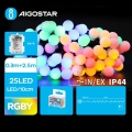 Aigostar - LED Guirlanda de Natal para exterior 25xLED/3xAA/8 funções 2,8 m IP44 multicolorido