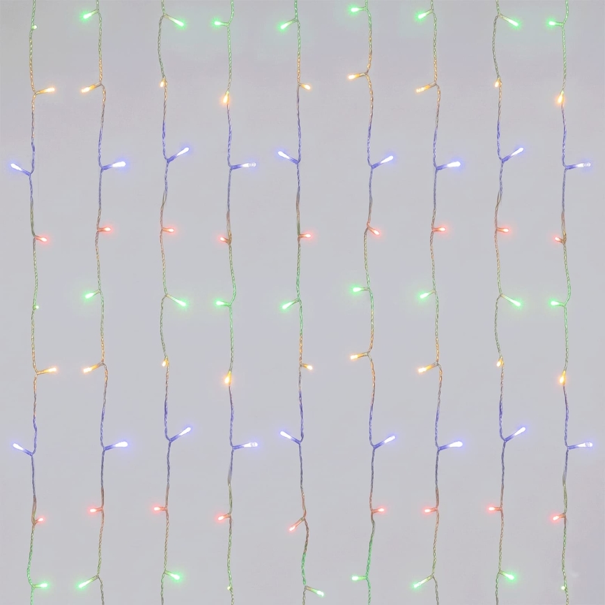 Aigostar - LED Guirlanda de Natal para exterior 372xLED/8 funções 6x1,2m IP44 multicolorido