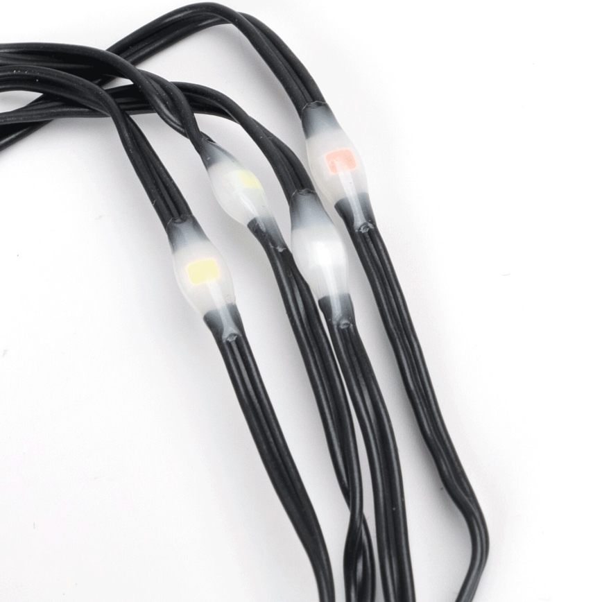 Aigostar - LED Guirlanda de Natal para exterior 50xLED/8 funções 3xAA 5,3m IP44 multicolorida