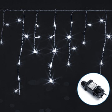Aigostar - LED Guirlanda decorativa para exterior 300xLED/6W/230V 15x0,6m IP44 branco frio