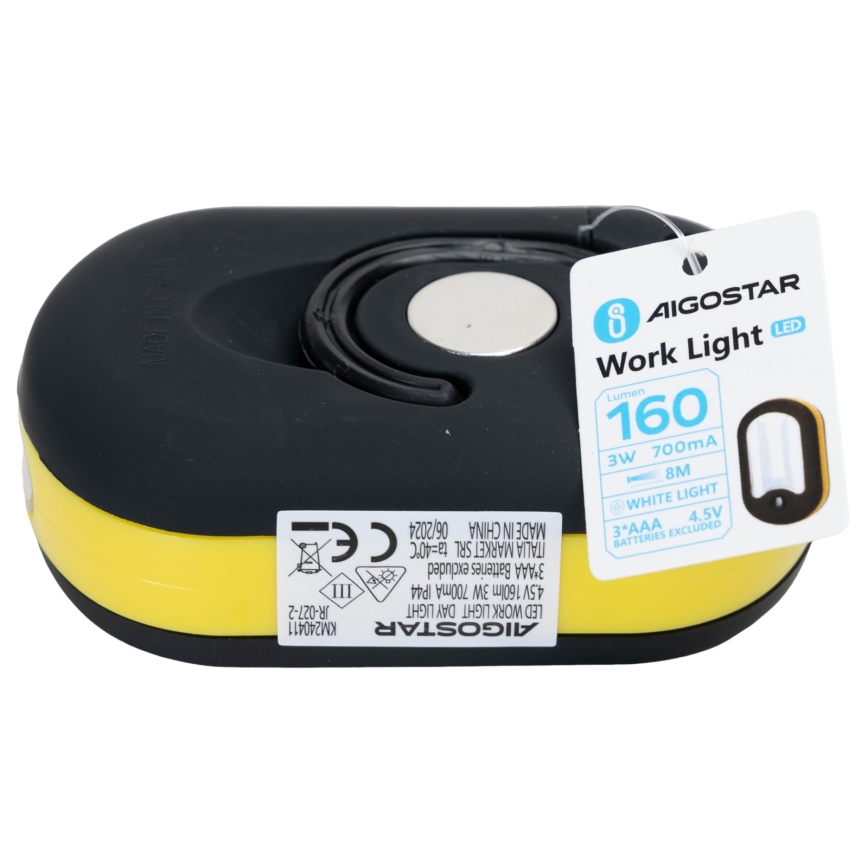 Aigostar - LED Lanterna LED/3W/3xAAA