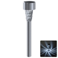 Aigostar - LED Luminária solar LED/2V IP44 40 mAh cromado mate
