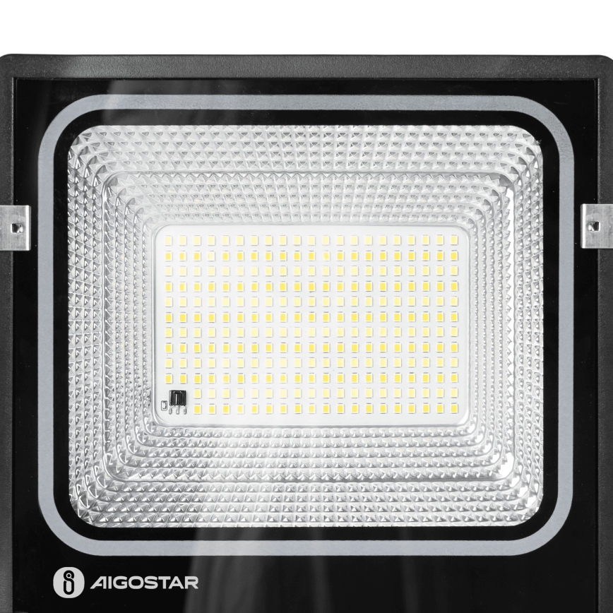 Aigostar - Refletor Solar LED/100W/3,2V 2000mAh 3000K/4000K/6500K IP66 + controlo remoto