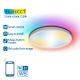 Aigostar - LED RGB+CCT Iluminação de teto LED/22W/230V 2700-6500K Wi-Fi