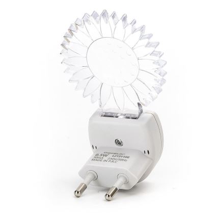 Aigostar - LED RGB Luz noturna com sensor LED/0,5W/230V sol