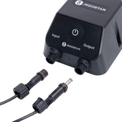 Aigostar - Lâmpada exterior LED RGBW dimerizável MESH LED/35W/3,7V 4000mAh 2700-6500K IP65 diâmetro 50 cm + comando remoto