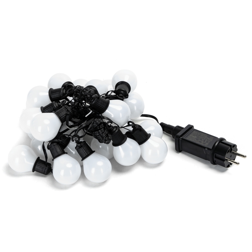 Aigostar - LED RGBICW Cordão de luzes inteligente para exteriores MESH 25 LEDs 5 m IP44 + controlo remoto