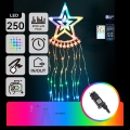 Aigostar - LED RGBICW Decoração de Natal inteligente para exterior MESH 250xLED/230V 2,5m IP44 + comando remoto