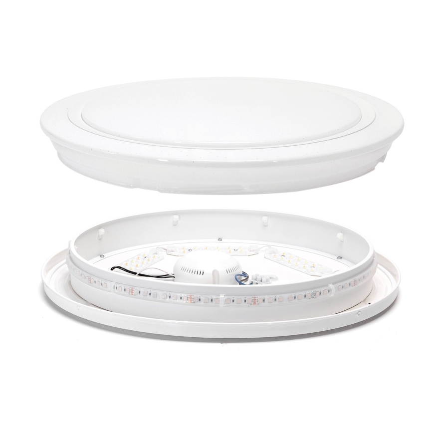 Aigostar - Luminária de banheiro LED RGBW dimmerizável LED/39W/230V 50 cm Wi-Fi IP44