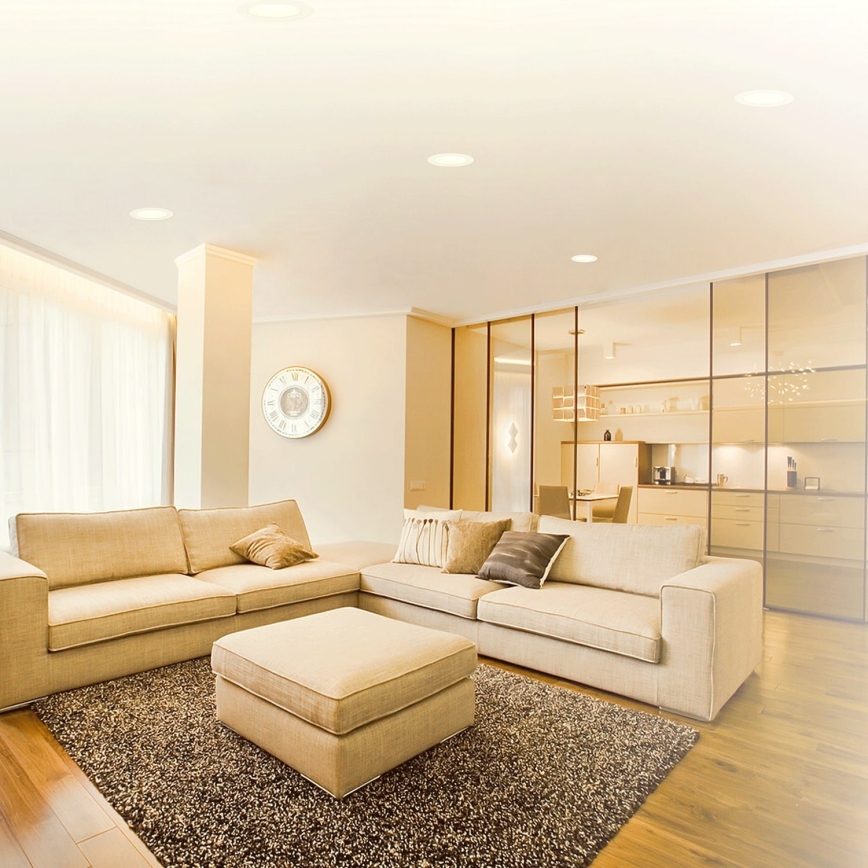 Aigostar - LED RGBW Foco de encastrar com regulação LED/15W/230V 2700-6500K diâmetro 17,5 cm Wi-Fi