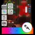 Aigostar - LED RGBY Guirlanda decorativa 400xLED 2x2m IP44 + comando remoto