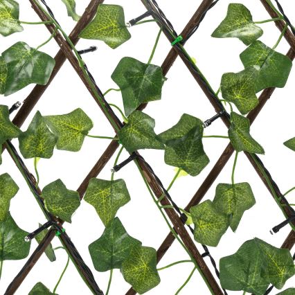 Aigostar - Fio de Luz Solar LED 56xLED/2x0,4m IP65 300 mAh branco quente hera