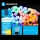Aigostar - LED Solar corrente decorativa 50xLED/8 funções 12m IP65 multicolor