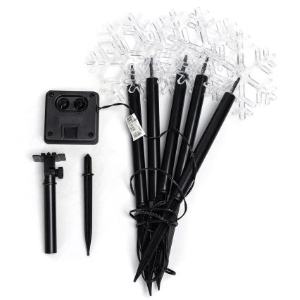 Aigostar - Luminária Solar LED de Natal LED/0,054W/1,2V 1m IP65 branco quente