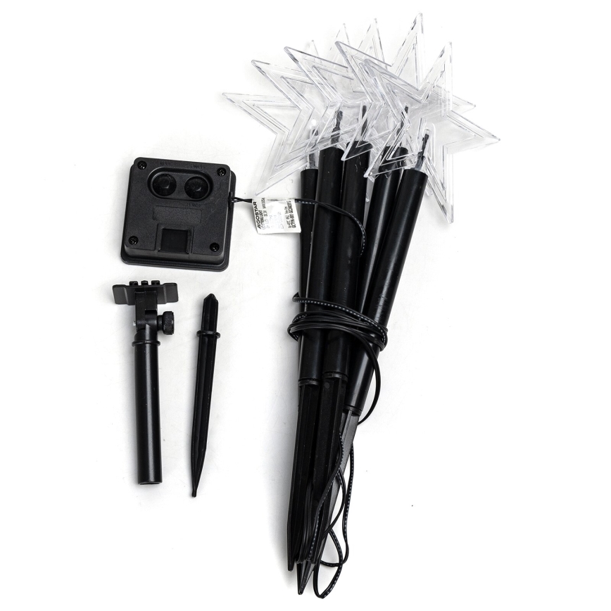 Aigostar - Luminária Solar LED de Natal LED/0,054W/1,2V 1m IP65 800 mAh branco frio