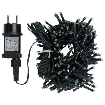 Aigostar - Guirlanda de Natal LED para Exterior 200xLED/8 funções 13m IP44 branco frio