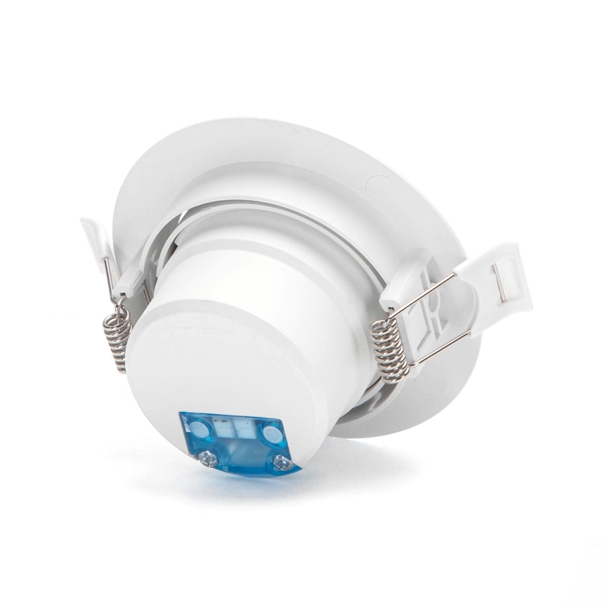 Aigostar - Luminária de embutir para teto LED/7W/230V 3000K diâmetro 8,5 cm branco quente