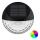 Aigostar - Luminária de parede solar LED RGB LED/2W/1,2V 300 mAh preta IP44